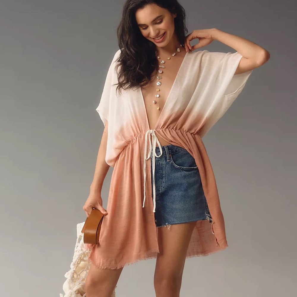 By Anthropologie Ombre Duster/ Cover up